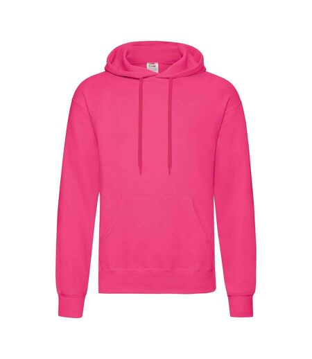 Sweat À Capuche Classic Adulte Fuchsia Fruit Of The Loom