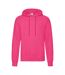 Sweat À Capuche Classic Adulte Fuchsia Fruit Of The Loom-1