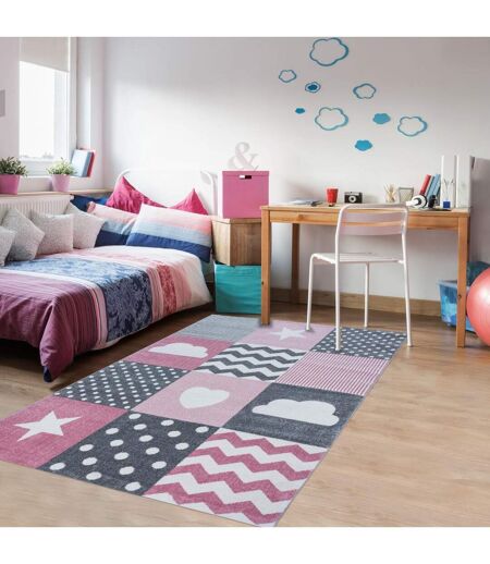 Tapis enfant tissé KID HEART