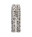 Pantalon fluide beige/noir femme jdy troya-2