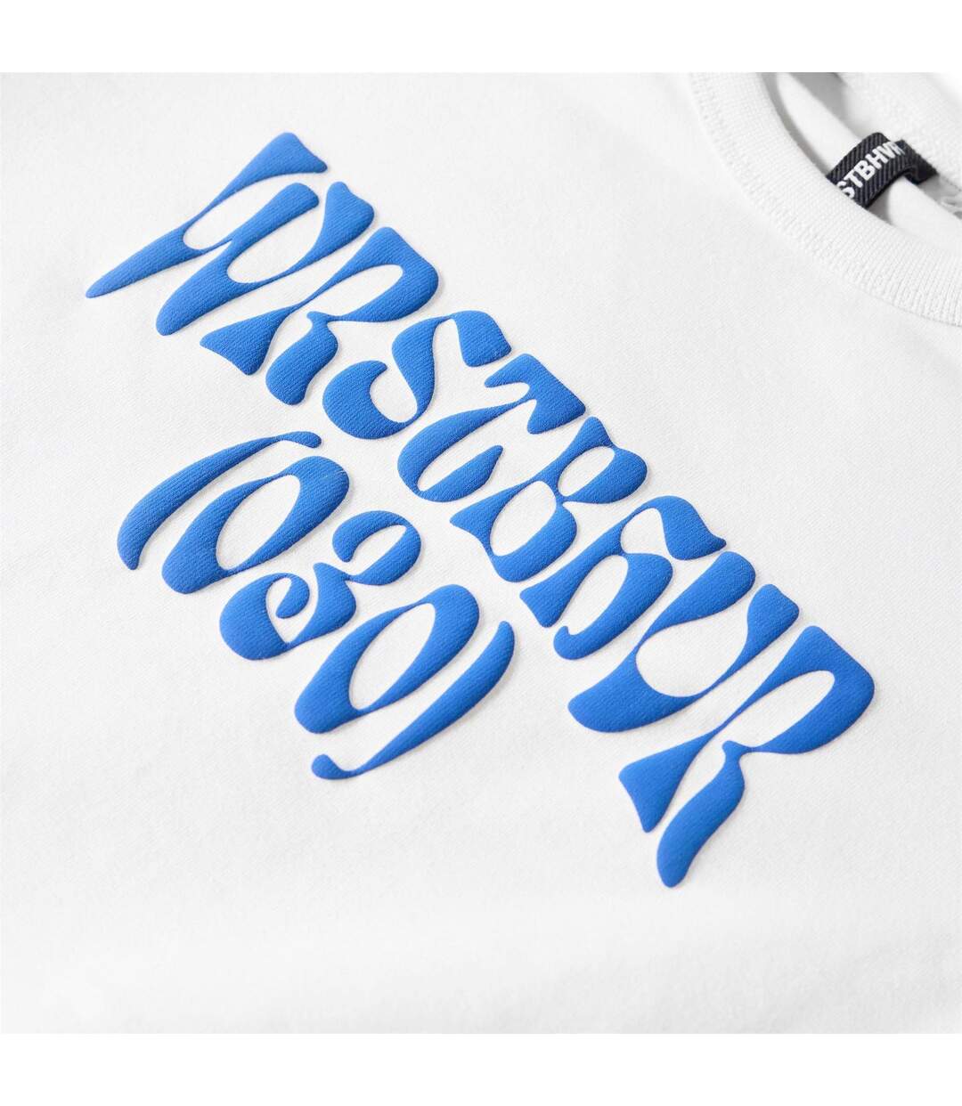 Womens/ladies Zandy Logo Crop T-shirt Gardenia WRSTBHVR-4