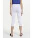 Legging court ceinture élastiqué bas brodés-2