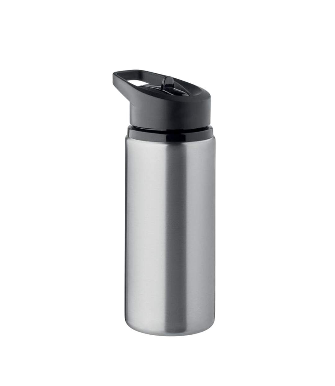 Spot Single Wall 500ml Water Bottle One Size Matt Silver MidOcean-2