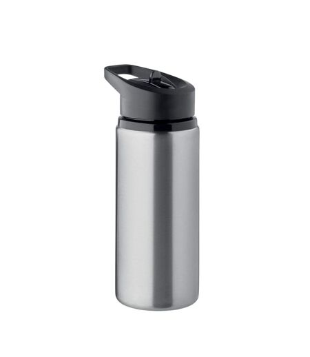 Spot Single Wall 500ml Water Bottle One Size Matt Silver MidOcean