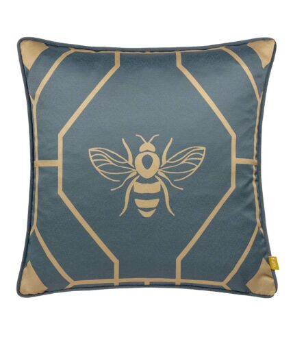 Furn Bee Deco Geometric Throw Pillow Cover (French Blue) (43cm x 43cm) - UTRV3083