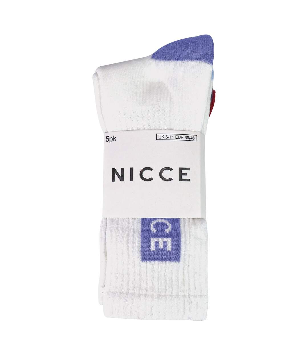 NICCE - Lot de 5 Chaussettes de Sport Homme Crew Coton Respirant Rembourré-2