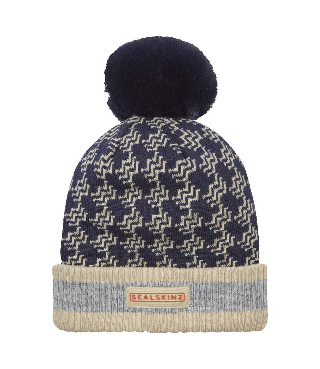 Waterproof Bobble Hat with Knitted Mitten For Men and Women-2
