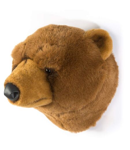 Peluche trophée mural Forêt Ours Brun Oliver
