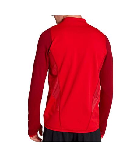 Sweat zippé rouge homme adidas hi3050