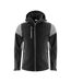 Mens Prime Soft Shell Jacket Black Anthracite Printer-1