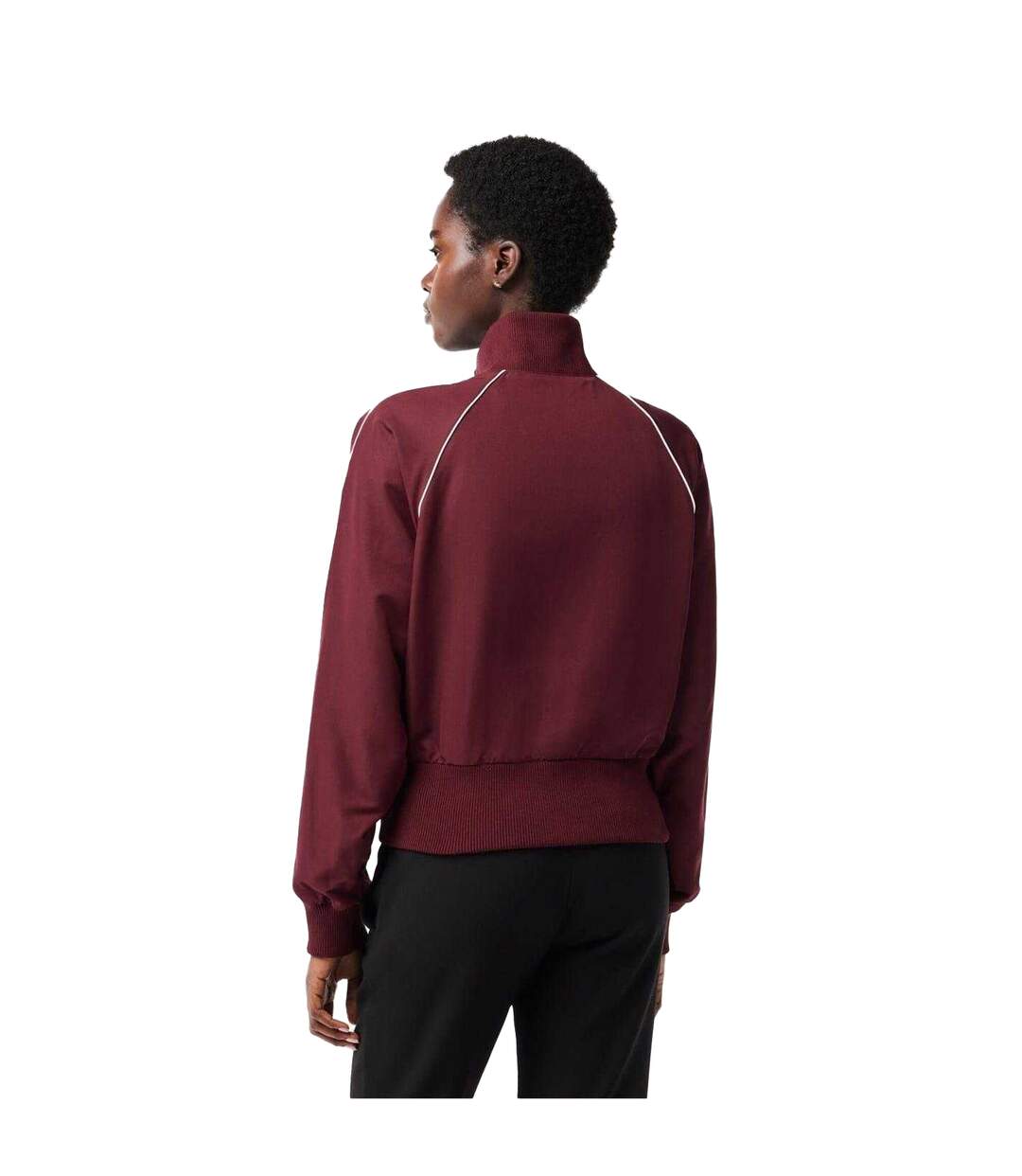 Veste De Survêtement Sport Femme Bordeaux Lacoste-2