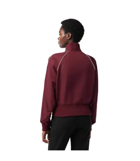 Veste De Survêtement Sport Femme Bordeaux Lacoste