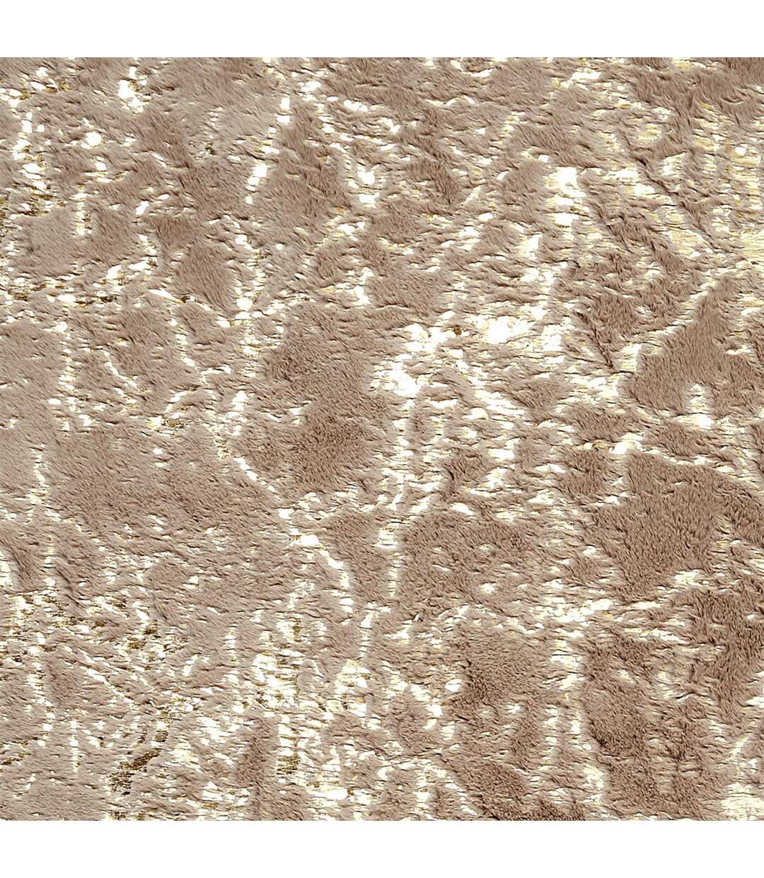Tapis Imitation Fourrure Negrada 120x170cm Taupe-4