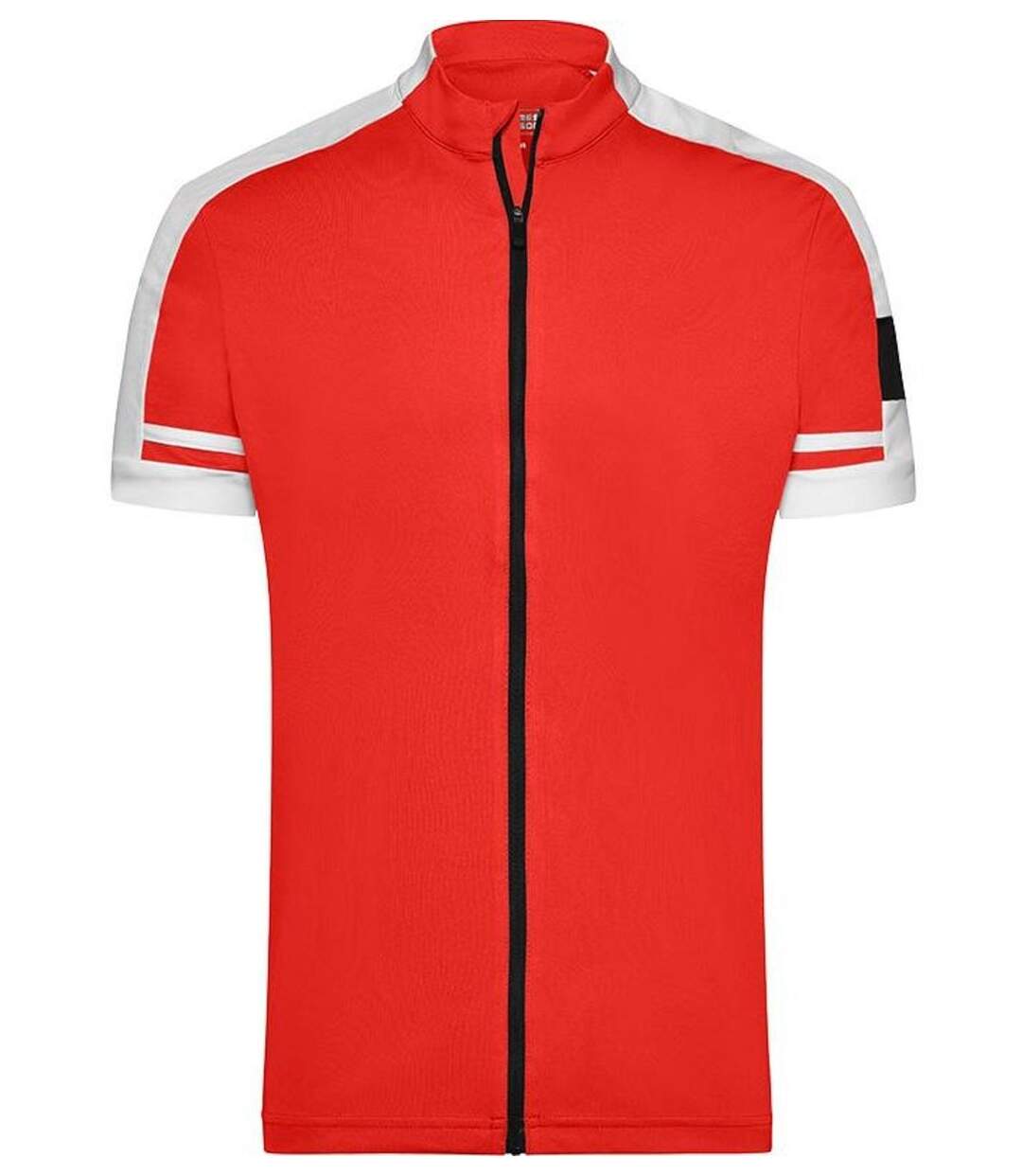 maillot cycliste zippé HOMME JN454 - rouge