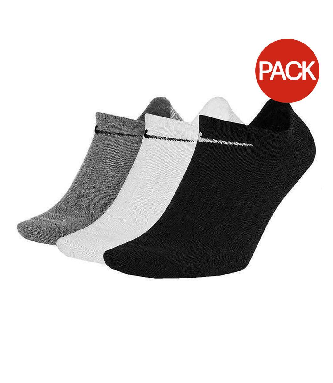 Chaussettes Tous Les Jours Adulte Blanc Noir Graphite Nike-1