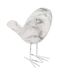 Statuette Oiseau en Céramique Olen 19cm Blanc-1