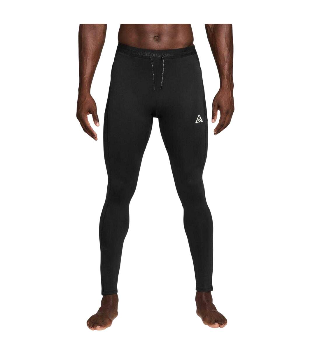 Mens Acg Performance Running Tights Black White Nike-2