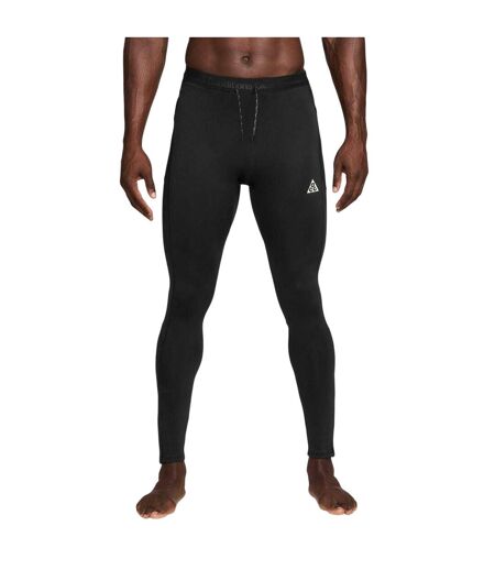 Mens Acg Performance Running Tights Black White Nike