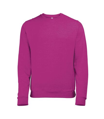 Awdis Mens Heather Lightweight Crew Neck Sweatshirt (Pink Heather) - UTRW173