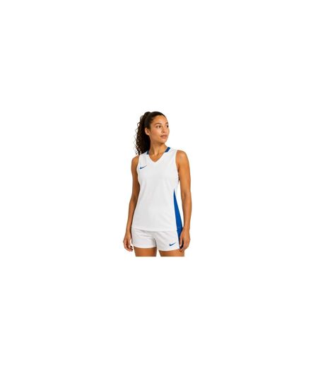 Womens/ladies Contrast Panel Sleeveless Jersey White Nike