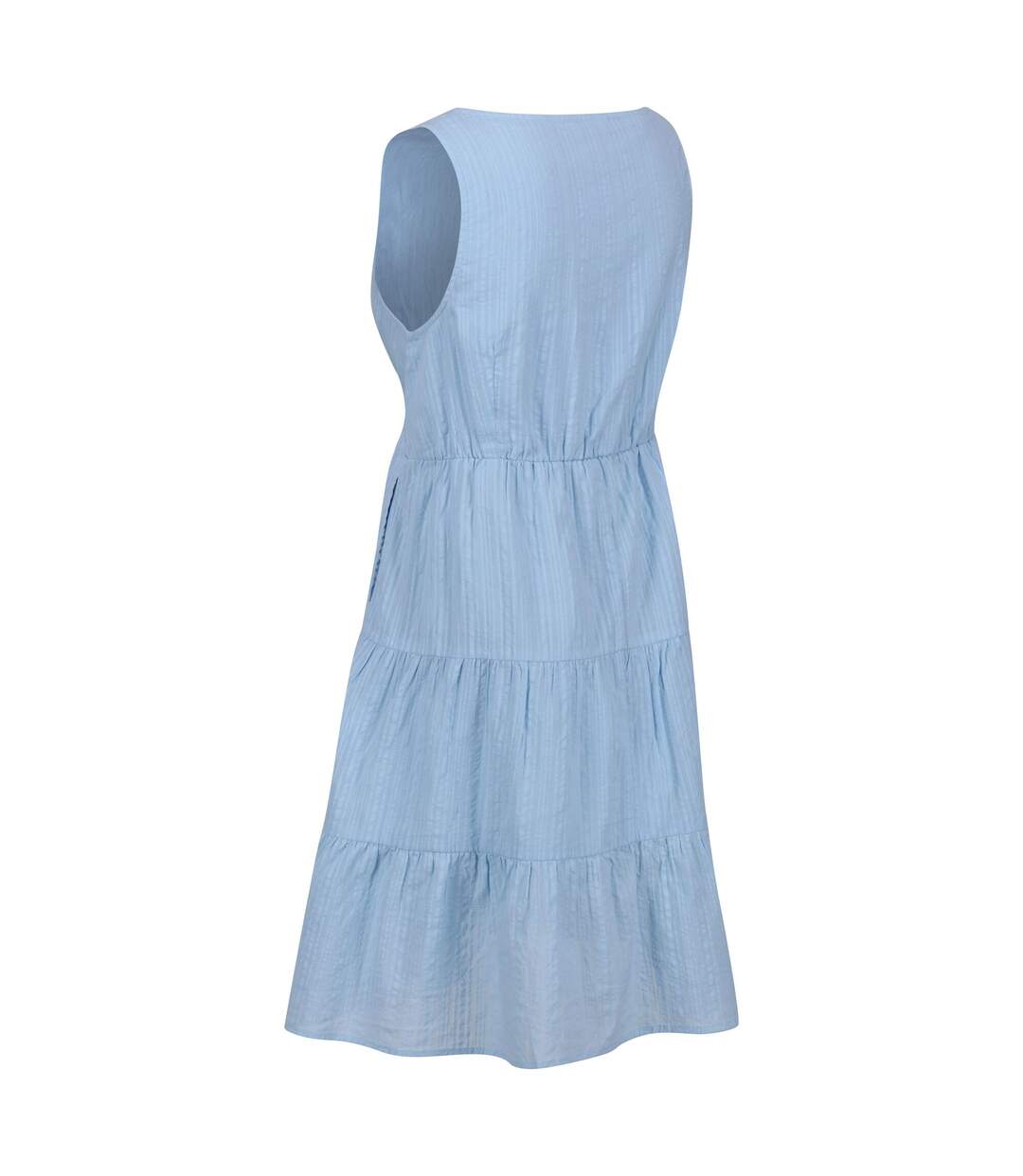 Womens/ladies zariah tiered casual dress powder blue Regatta-4