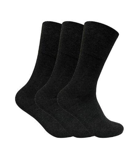 3 Pairs Thin Non Elastic Thermal Diabetic Socks for Men