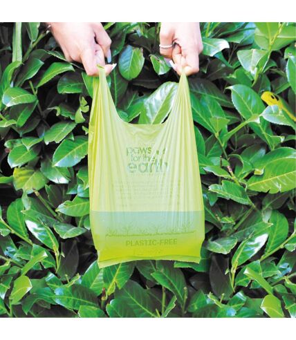 Ancol Paws For The Earth Plastic Free Dog Poop Bags (Pack of 384) (Green/Brown) (One Size) - UTTL5271