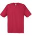 Fruit Of The Loom Mens Screen Stars Original Full Cut Short Sleeve T-Shirt (Brick Red) - UTBC340