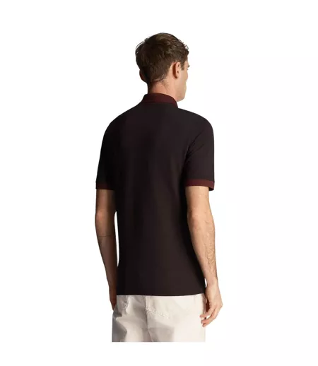Polo Motif Tonal Homme Noir Lyle & Scott