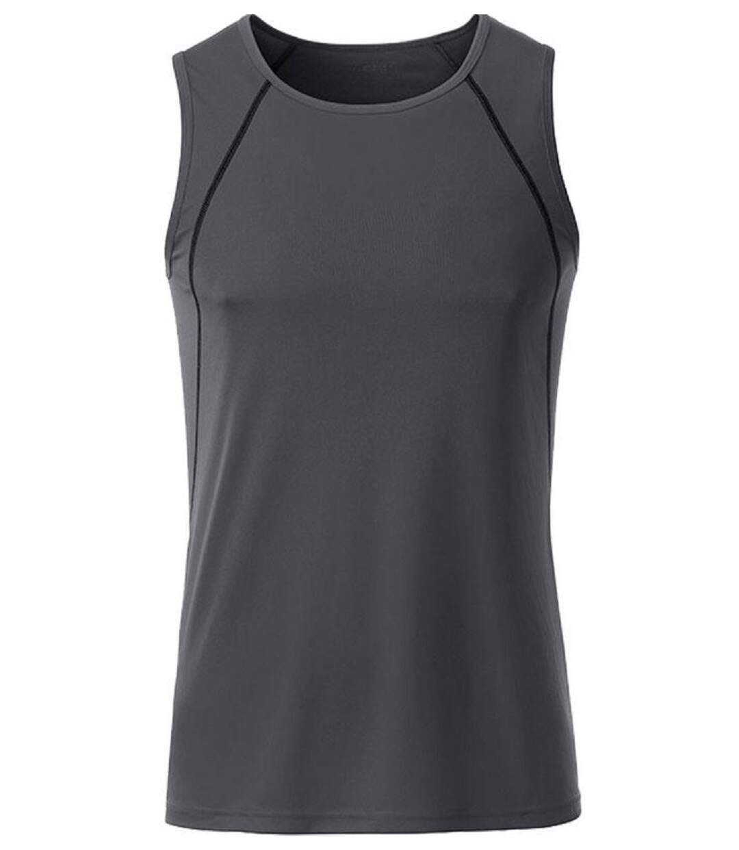 Débardeur running respirant - Homme - JN494 - gris titane