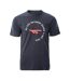 T-shirt Manches Courtes Noel Homme Bleu Fjord Hi-Tec-1