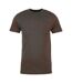 T-shirt adulte marron foncé Next Level Apparel Next Level Apparel