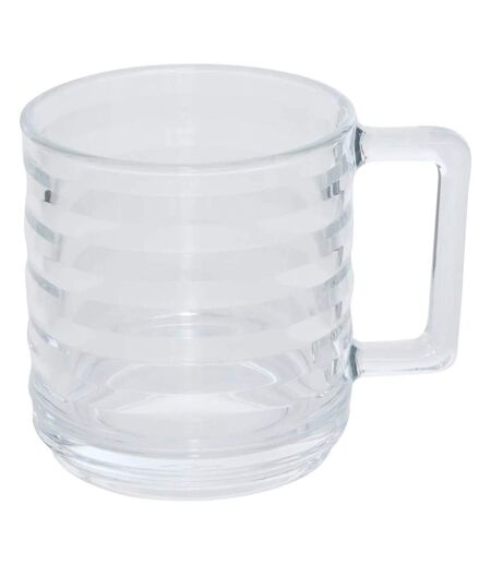 Lot de 6 Mugs en Verre Julie 32cl Transparent