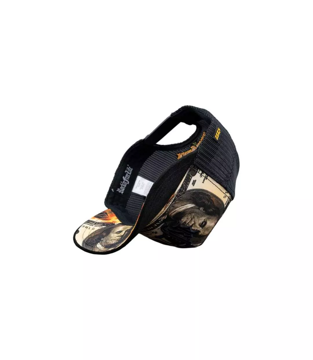 Casquette trucker avec filet bi-matière Burns Rock'n Free Life-3