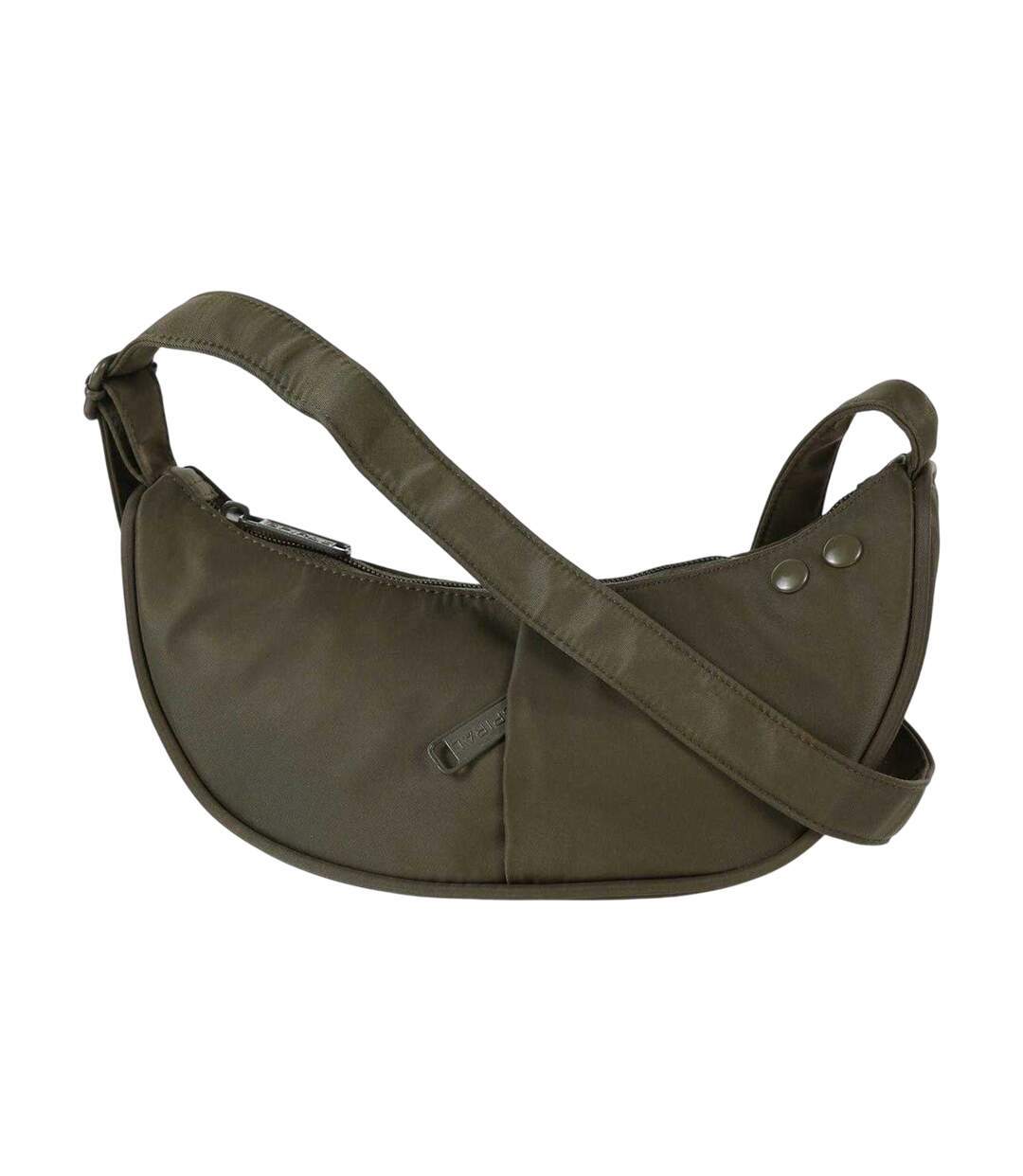Cali Crescent Shaped Everyday Crossbody Bag One Size Olive Spiral-3