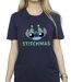 Disney Womens/Ladies Lilo & Stitch Stitchmas Glasses Cotton Boyfriend T-Shirt (Bleu marine) - UTBI30656-3