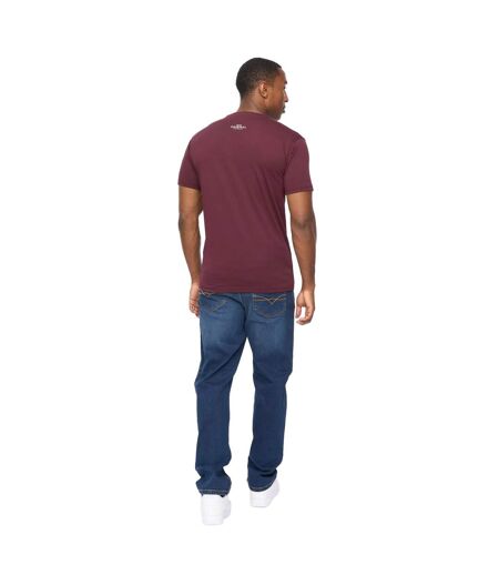 Mens Vintarge T-shirt Raisin Purple Crosshatch