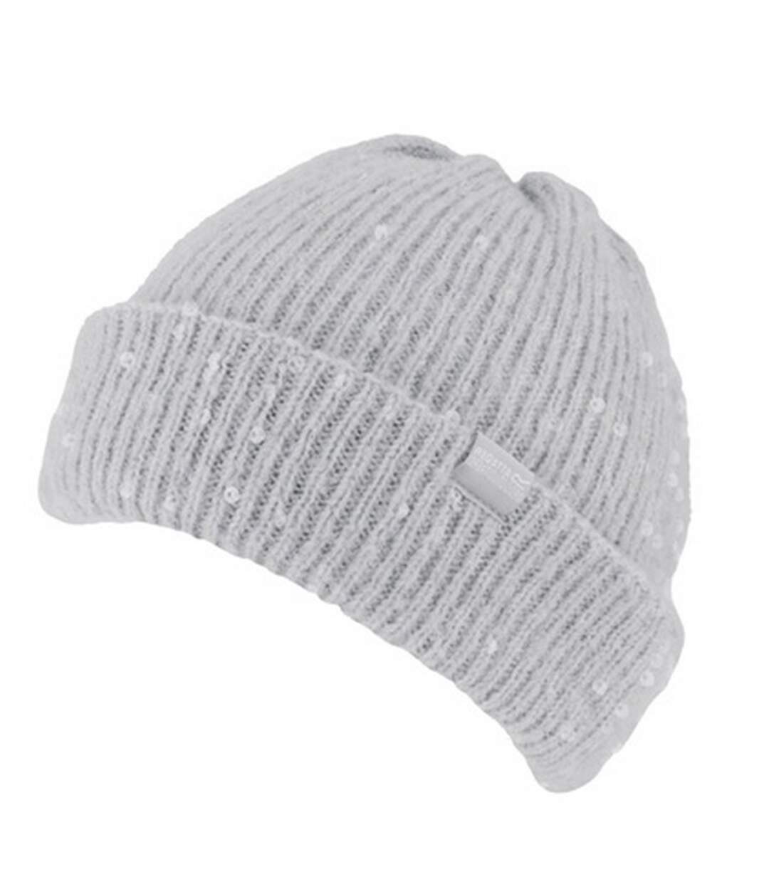 Womens/ladies Lorelai Beanie Silver Grey Regatta-2