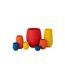 Cache-Pot en Céramique Fiesta 60cm Rouge-3