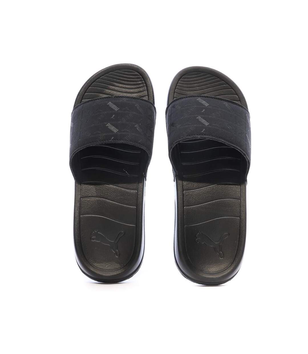 Claquettes noire homme puma popcat 20 - 39-3