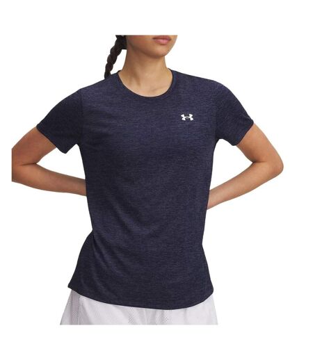 T-Shirt marine femme under armour tech