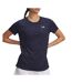 T-Shirt marine femme under armour tech-1