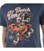 T-shirt homme regular en jersey 160gr acid wash print devant Woo Vondutch-2