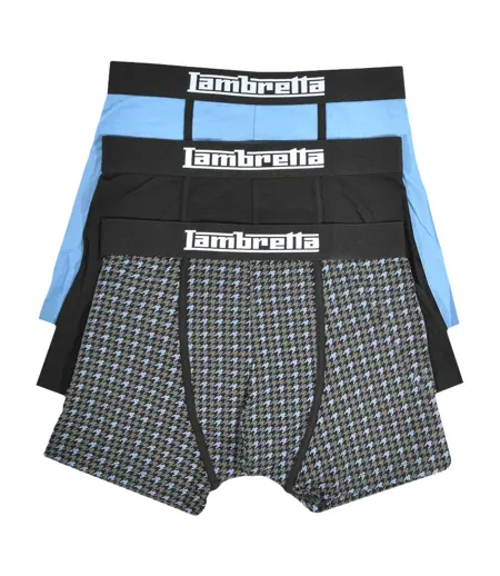 Boxers Homme Noir Bleu Lambretta