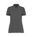 Womens/ladies klassic pique polo shirt charcoal Kustom Kit