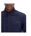 Chemise Manches Longues Motif/style Tartan Homme Bleu Marine Fred Perry-4