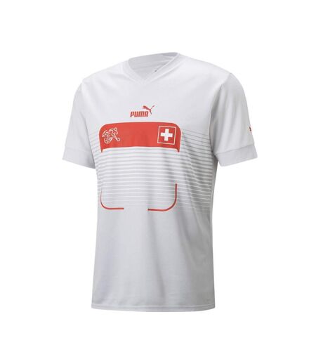 Maillots de sport blanc/rouge homme puma sfv away