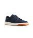 Clarks Mens Hero Air Lace Leather Trainers (Navy) - UTCK110