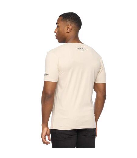 Mens boxvibe t-shirt light stone Crosshatch