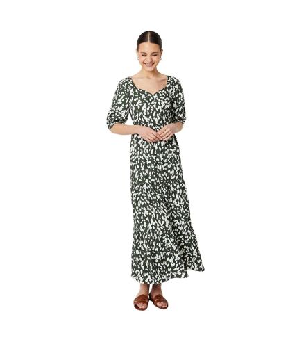 Robe mi-longue femme vert kaki Dorothy Perkins